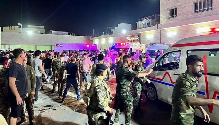 Tragic Fire At Iraqi Wedding Claims Over 100 Lives, Injures 150