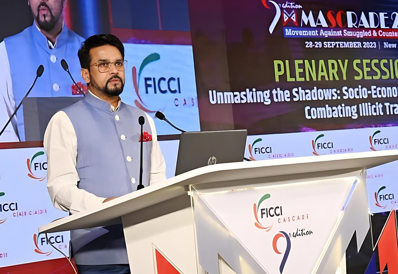 Union Minister Anurag Thakur Warns Of Illicit Trade Threat As Barrier To India's Goal Of $5 Trillion Economy