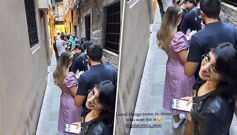 Samantha Ruth Prabhu In Venice: Kushi Actress Patiently Lines Up For Gelato [Pictures]