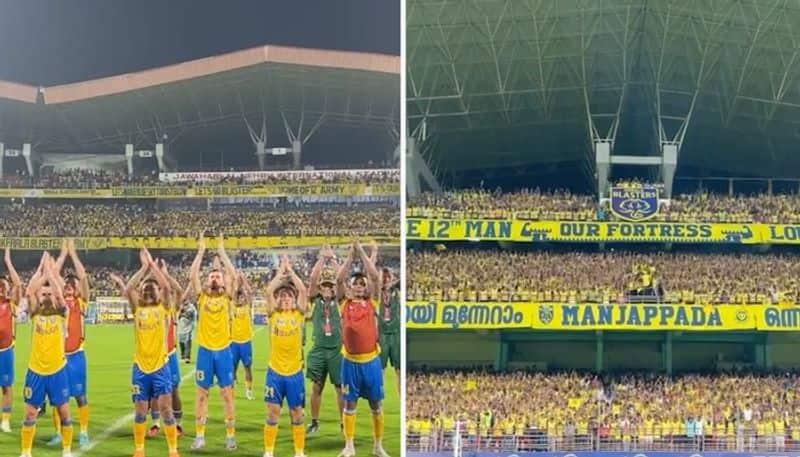 ISL 2023-24: Kerala Blasters' Players Join Fans In Unique Celebration After Win Over Jamshedpur FC - WATCH