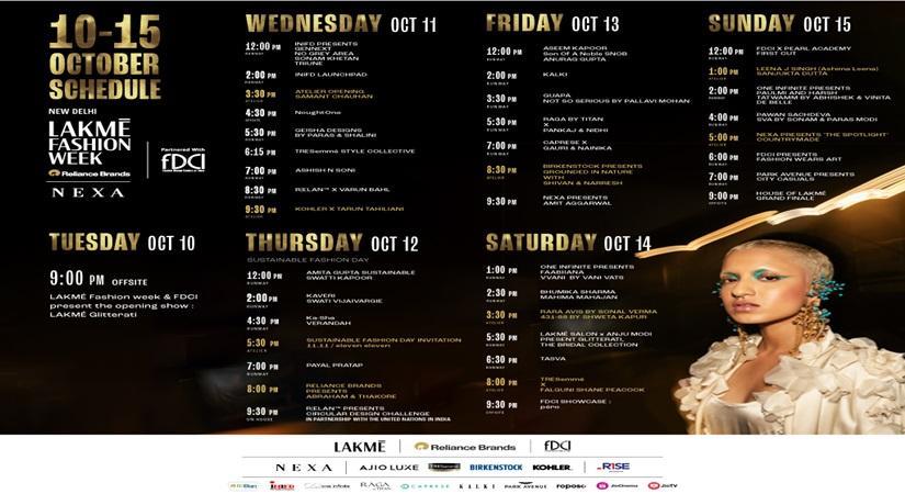 Lakme Fashion Week X FDCI: New Delhi Edition Schedule Out