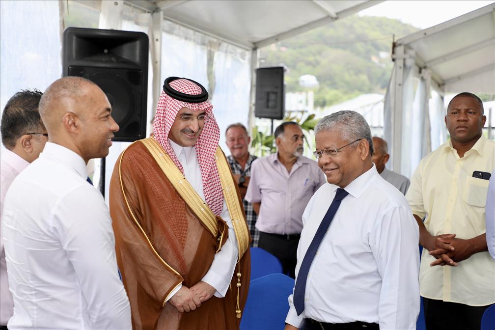 Saudi Fund For Development Officially Inaugurates The 33 KV Transmission Network Of South Mahe Island Project In Seychel...