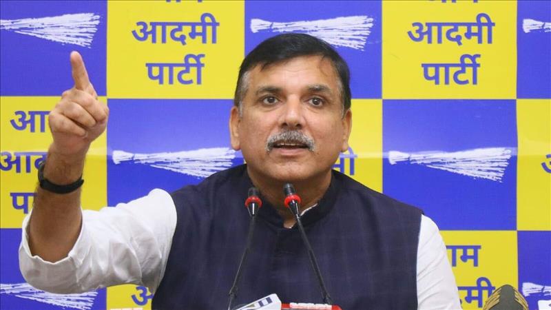 ED Raids Sanjay Singh AAP Lashes Out At BJP Says, 'Targeted For Raising ...