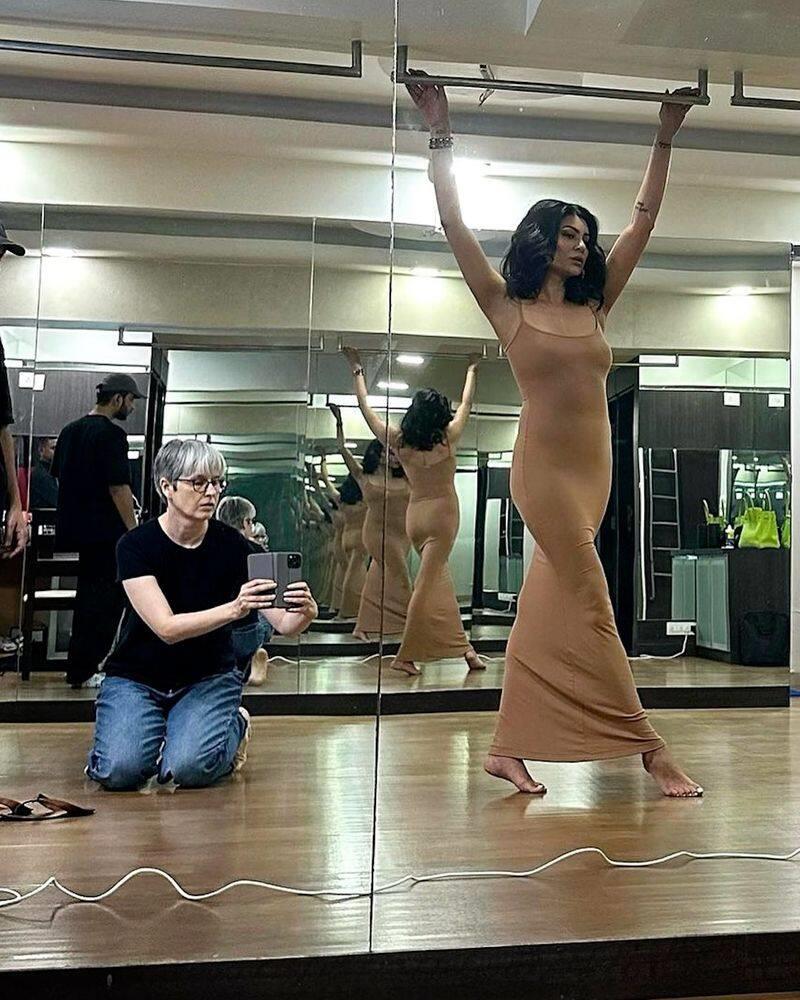 Hotness Alert: Sushmita Sen Shows Off Her Stunning Curves In Nude Long  Bodycon Dress (Photos)