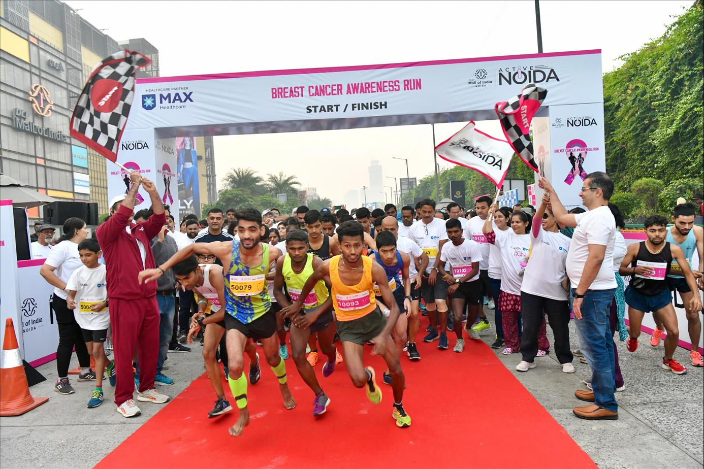 DLF Mall Of India's ACTIVE NOIDA Is Back With A Remarkable Awareness Run Against Breast Cancer