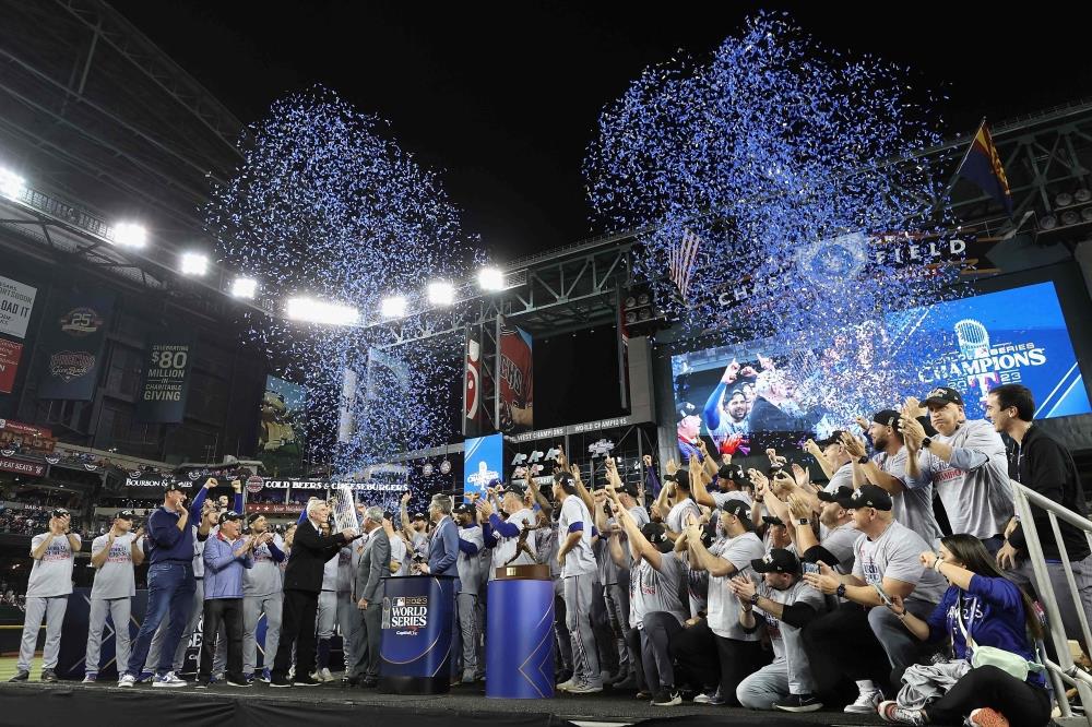 Texas Rangers And Their Fans Celebrate World Series Title With Parade