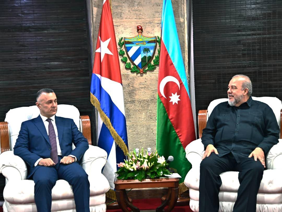 Azerbaijani Health Minister Meets With Cuban PM