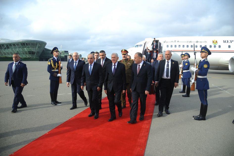 Iraqi President Visits Azerbaijan On Official Visit