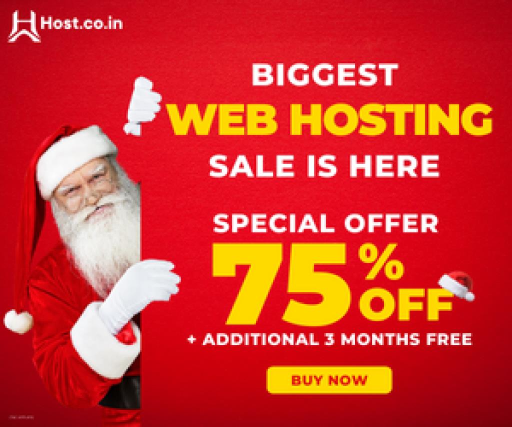 Unlock This Christmas With Joy: 75% Off + 3 Free Months On Web Hosting At Host.In!