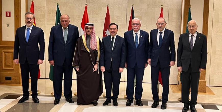 Arab-Islamic Ministerial Committee, Spanish FM Discuss War On Gaza, Efforts To Impose Lasting Ceasefire