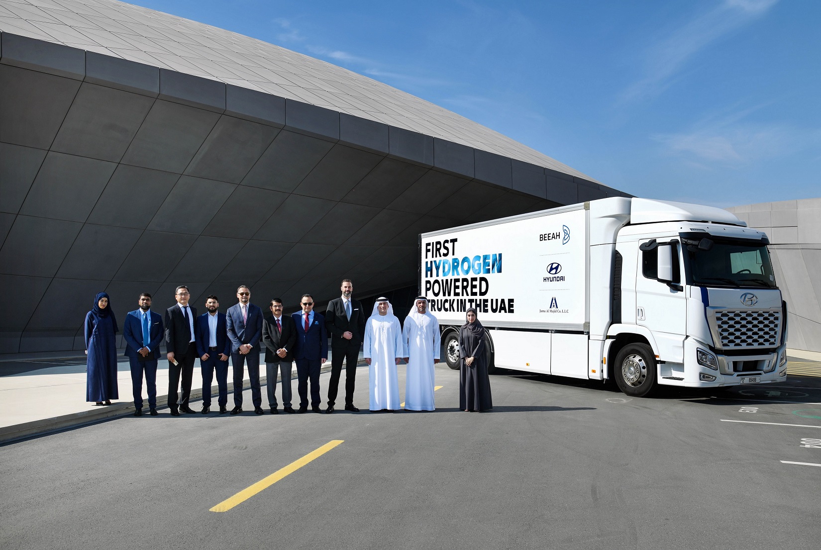 Hyundai Motor and BEEAH Group sign MOU to test the first Hydrogen truck in the United Arab Emirates