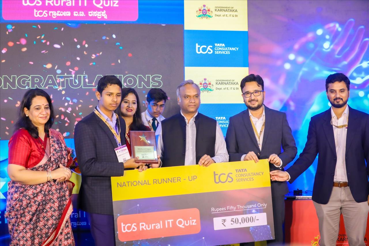 K'taka Govt, TCS Host Finale Of Rural IT Quiz At Bengaluru Tech Summit 2023