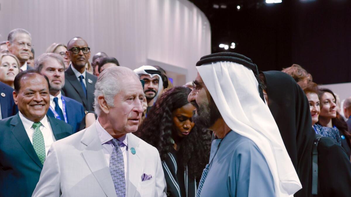 Sheikh Mohammed Meets With King Charles On Sidelines Of COP28