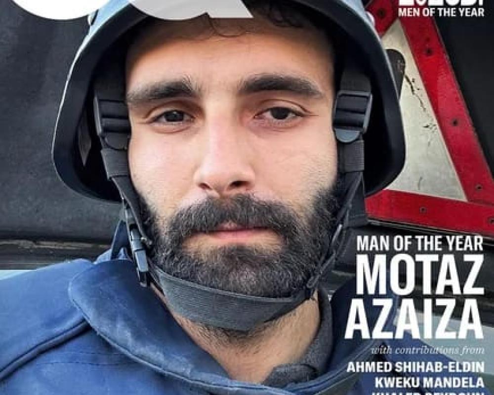 GQ Middle East Honors Palestinian Photojournalist Moath Al-Azzayza As Man Of The Year