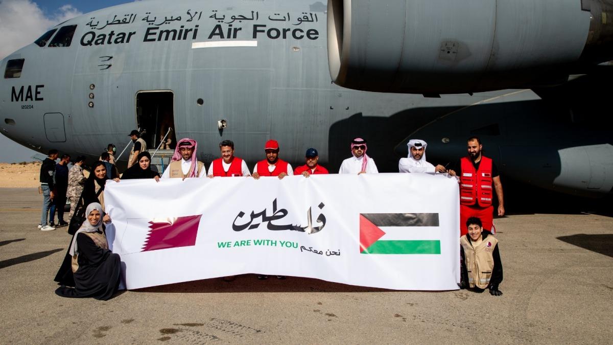 Two Qatari Aircraft Arrive In Egypt With 62 Tonnes Gaza Aid