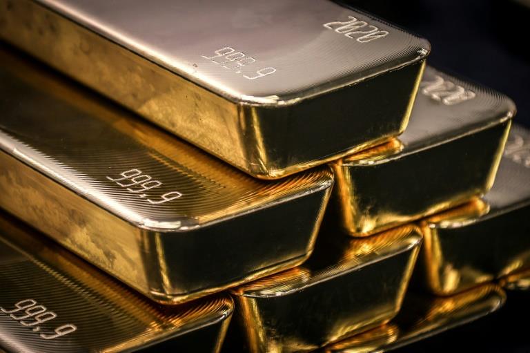 Gold jumps to record on rate cut bets but equities struggle
