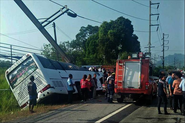 14 Dead, 20 Injured In Thailand Bus Accident
