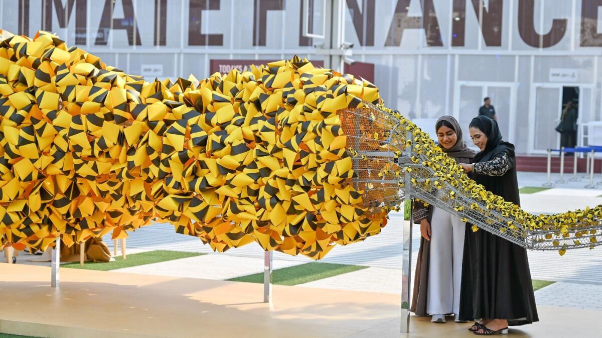 Look: More Than 1,000 'Bees' Form Eye-Catching Artwork At Expo City Dubai