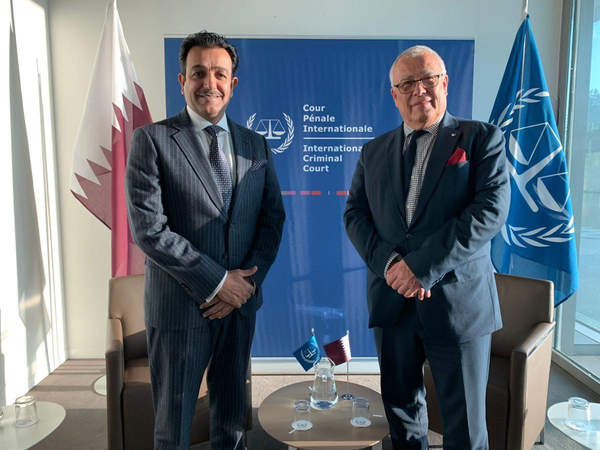 Ambassador Of Qatar To The Netherlands Meets ICC President