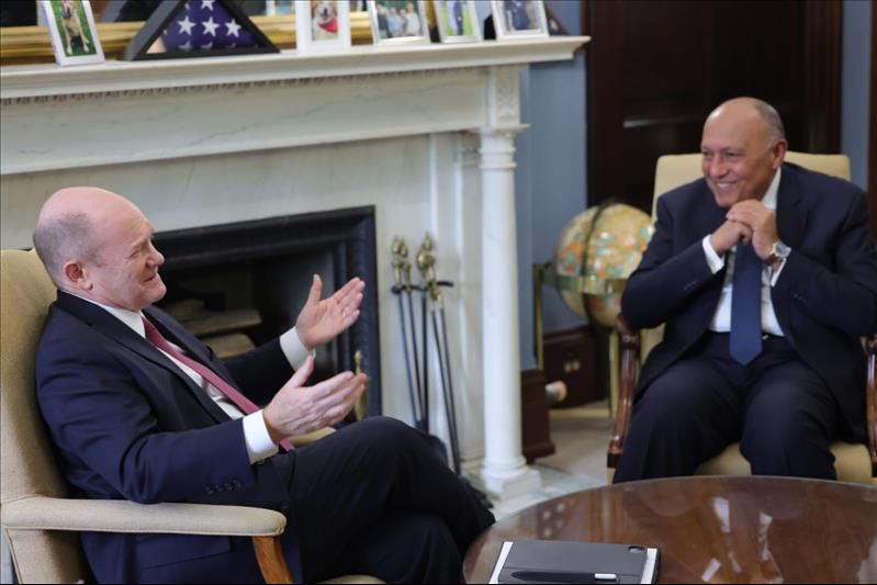 Shoukry Engages In Crucial Washington Meetings To Address Gaza War