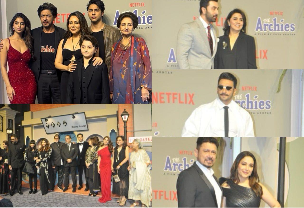 Bollywood Royalty Shine At Star-Studded Premiere Of 'The Archies'