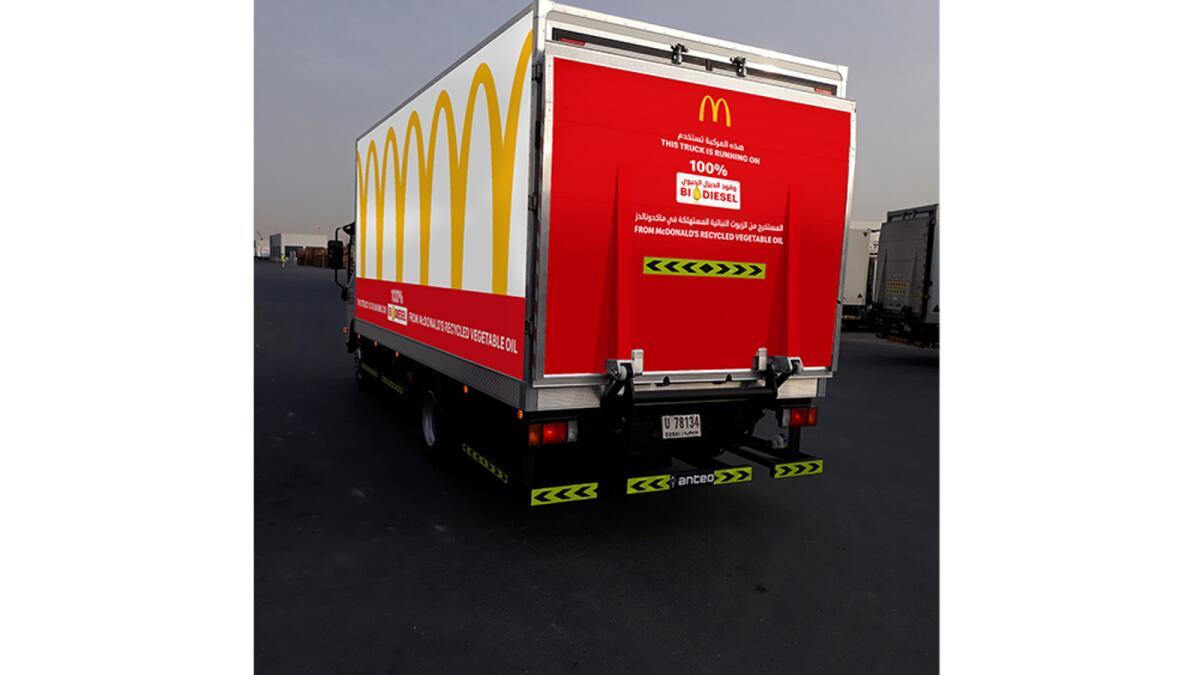 Mcdonald's UAE's Fleet Of Trucks Has Travelled 25 Million Kilometres Powered By Biodiesel