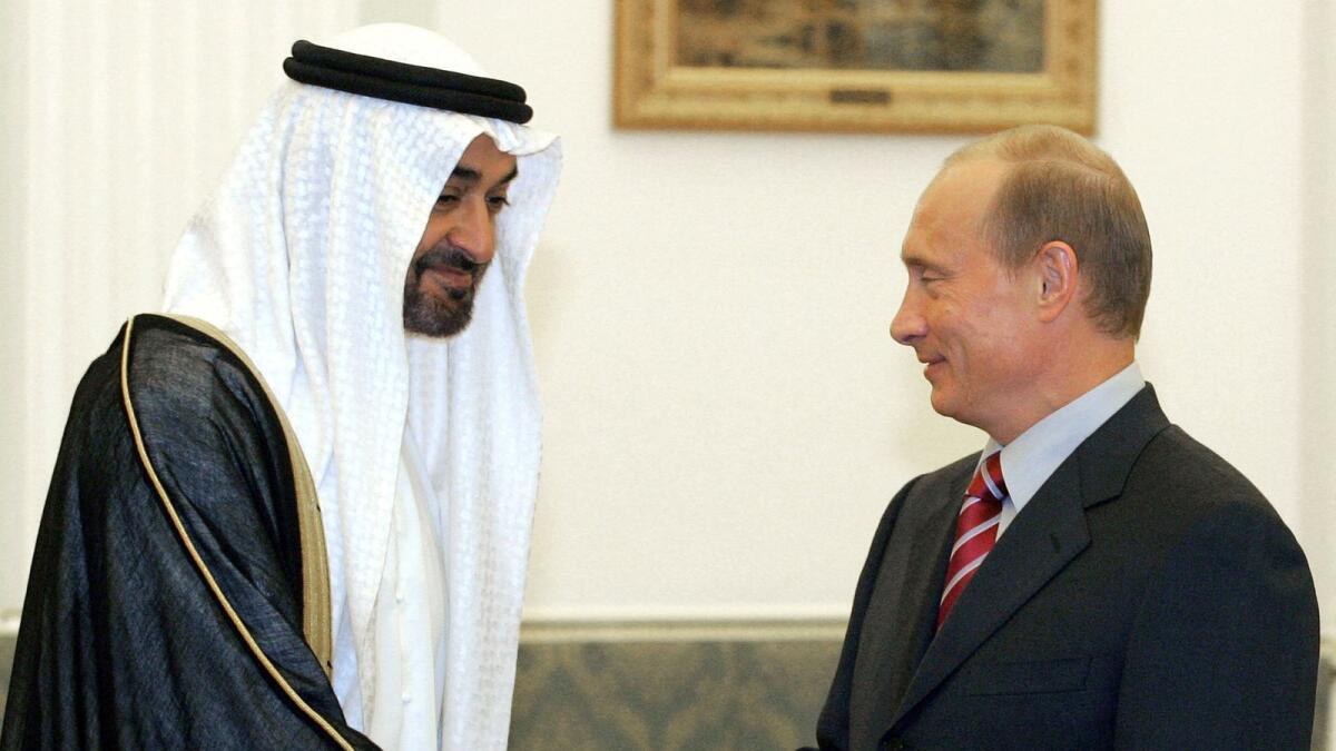 UAE President Receives Putin On State Visit To The Emirates