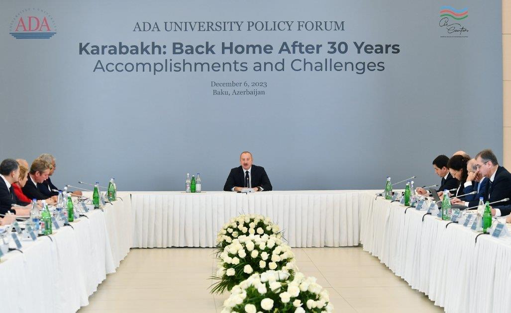 President Ilham Aliyev Attends Karabakh: Back Home After 30 Years. Accomplishments And Challenges Int'l Conference (PHOTO) (LIVE)