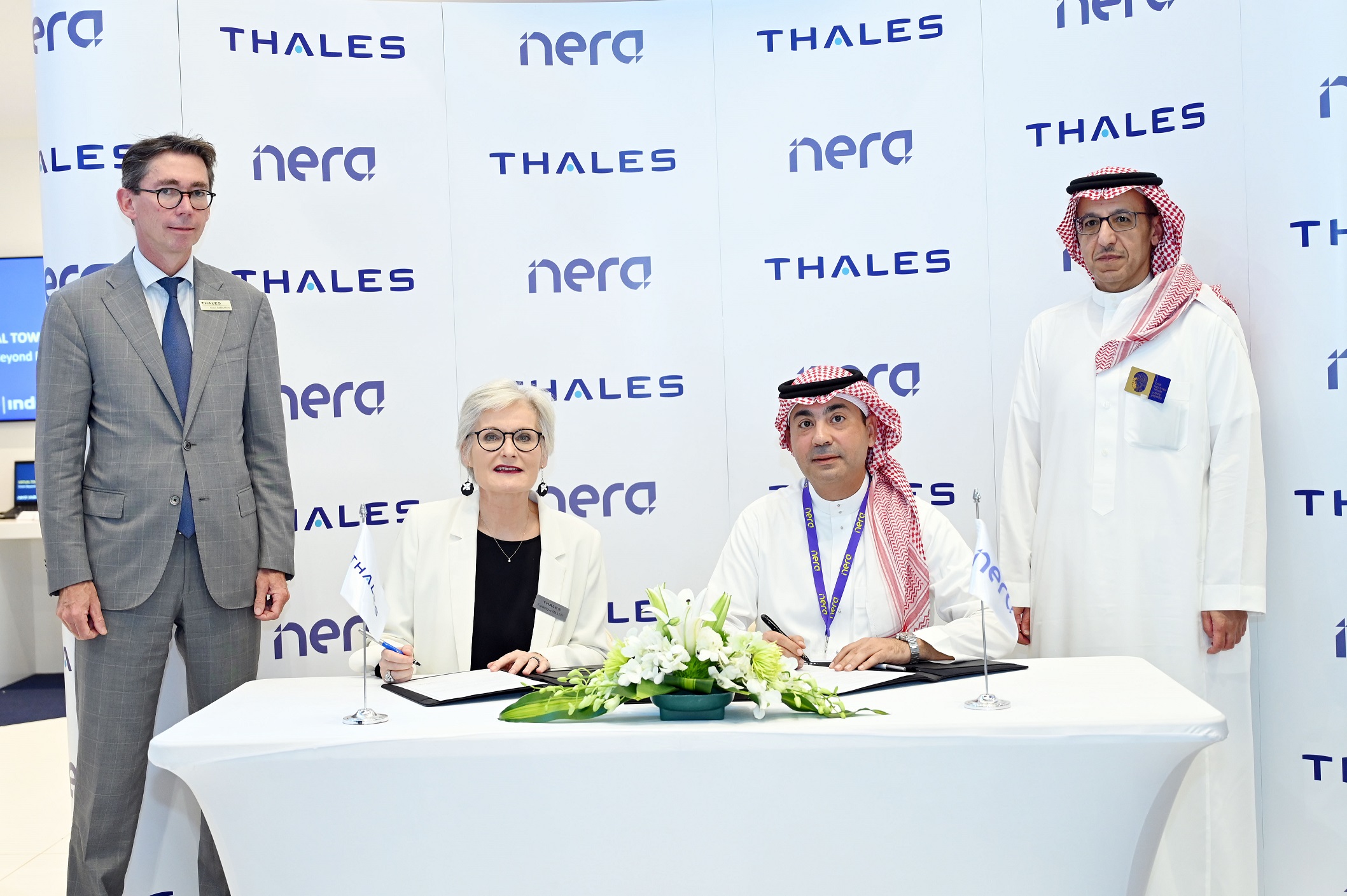 NERA and Thales signed a business partnership agreement for the Maintenance Efficiency Manager (MEM) digital support services platform at Dubai Airshow