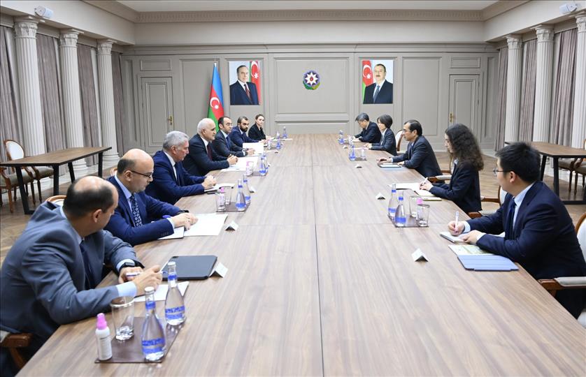 Azerbaijan's Deputy PM Meets President Of China Energy International Group Co. Ltd