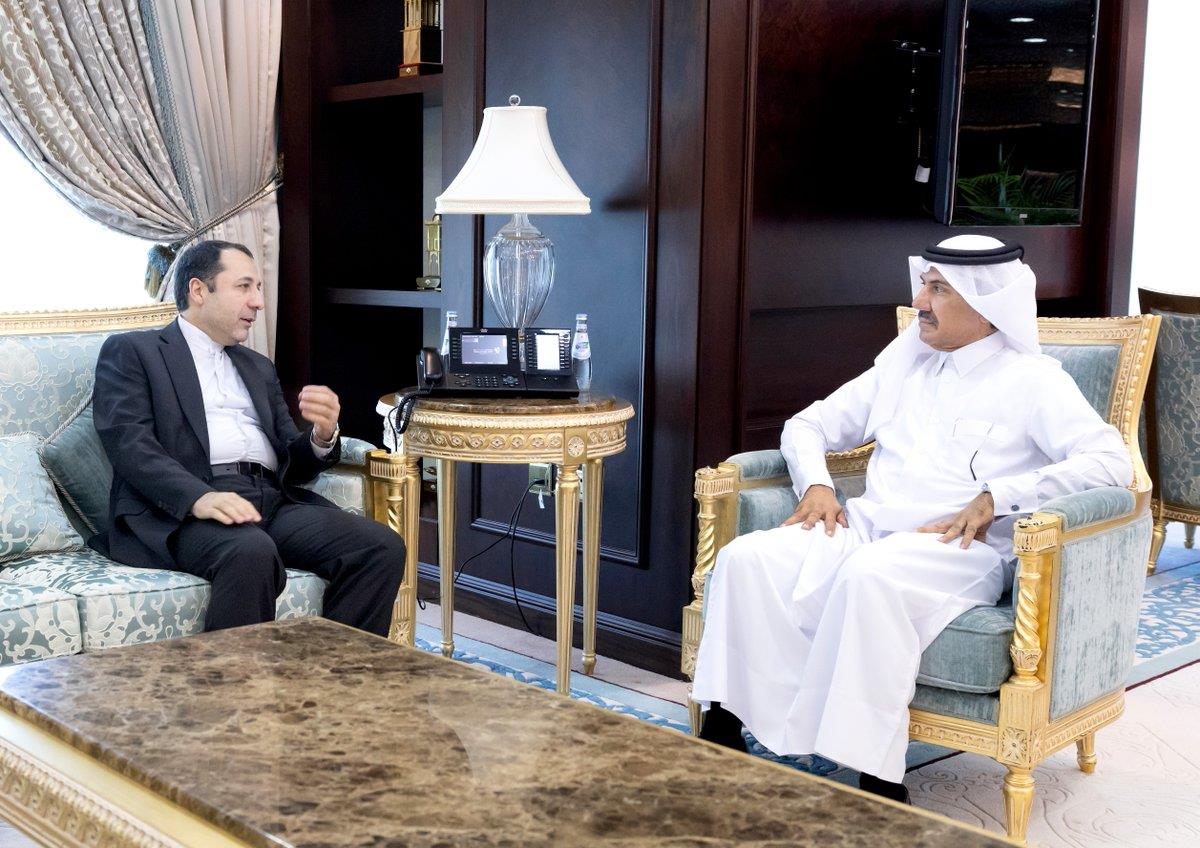 Al Hammadi Meets Iran Ambassador