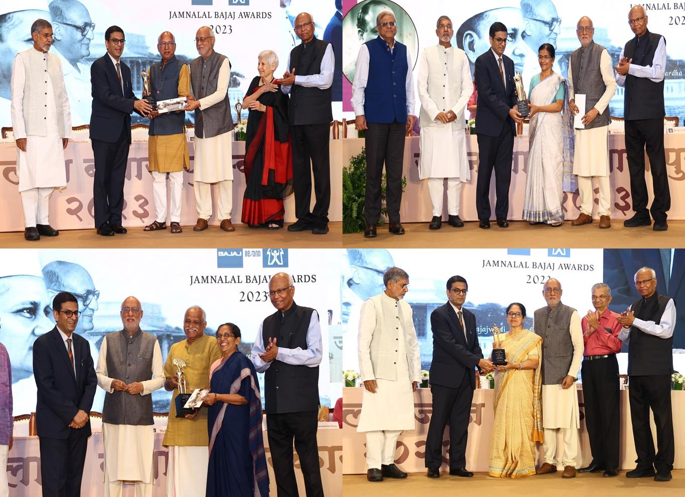 CJI Chandrachud Confers Jamnalal Bajaj Awards On 3 Eminent Indians, 1 Bangladeshi