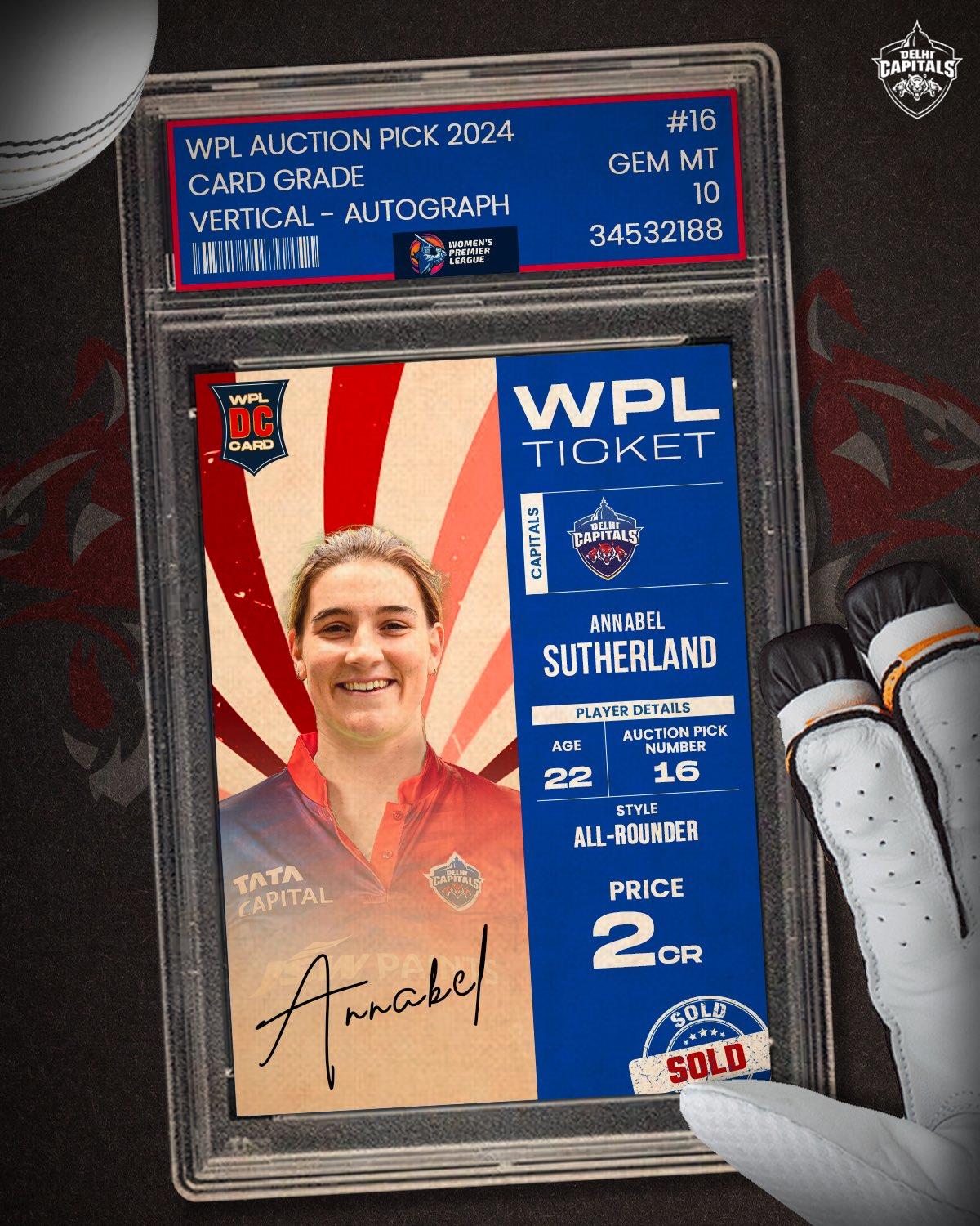 WPL Auction 2024: Delhi Capitals Buy Annabel Sutherland For Rs 2 Crore; Gujarat Pick Phoebe For Rs 1 Cr