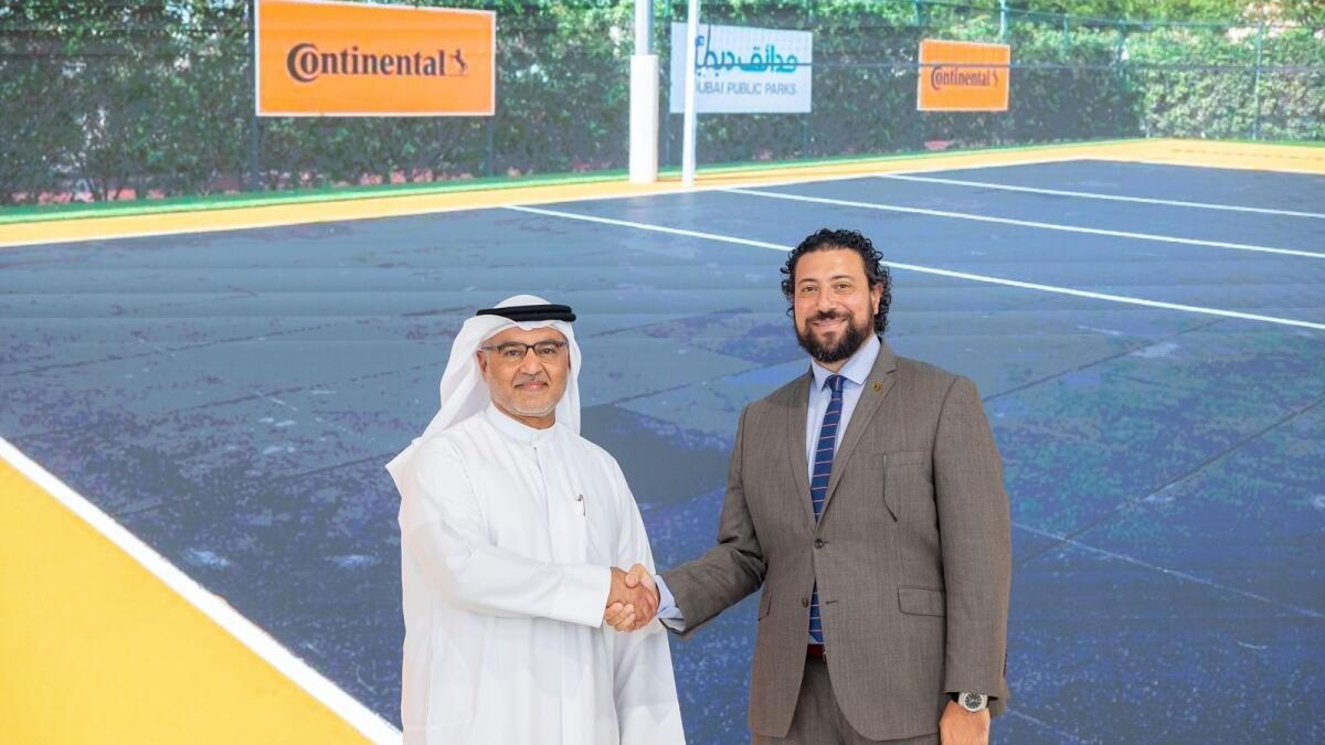 Dubai To Introduce Sustainable Volleyball Court Made From Old Tyres