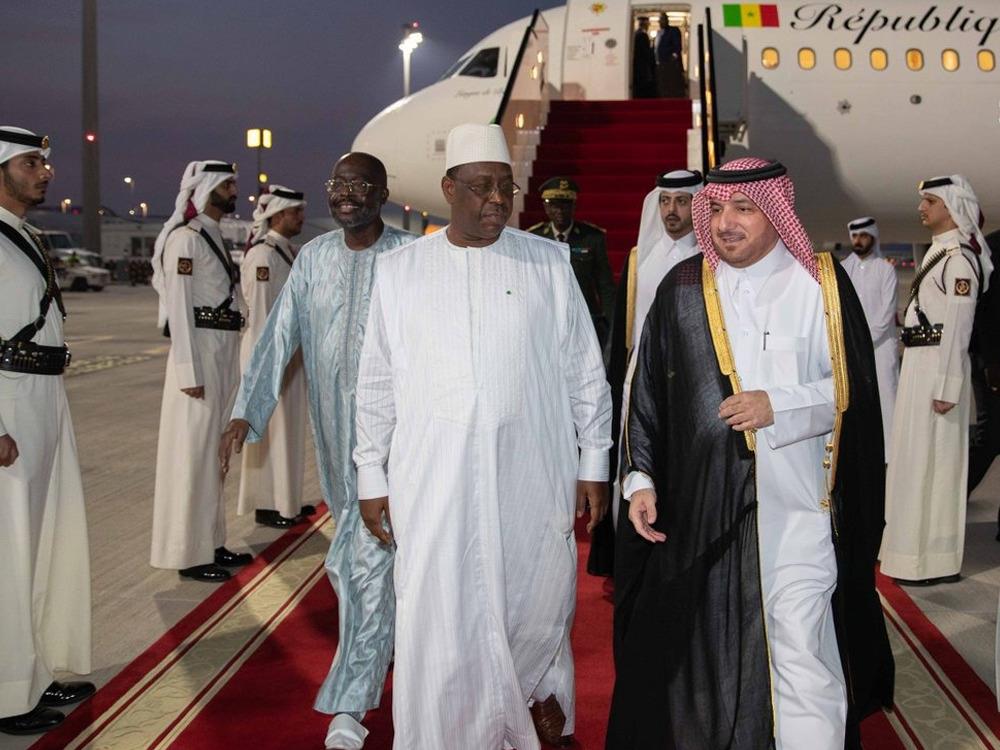 President Of Senegal Arrives In Doha