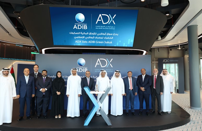 ADIB Lists World’s first Dollar-denominated Green Sukuk on Abu Dhabi Securities Exchange