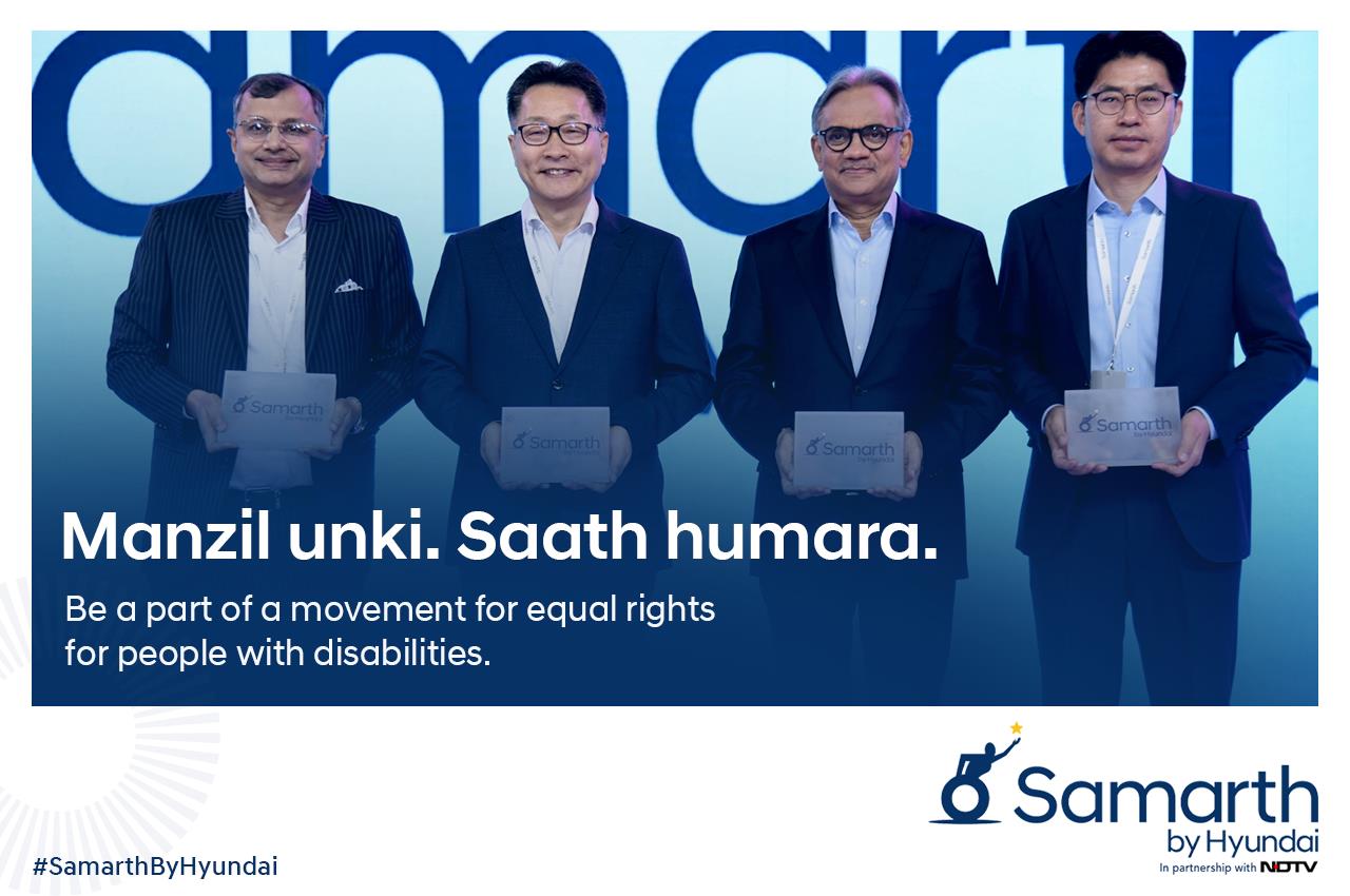 Hyundai Motor India Announces 'Samarth' In Partnership With NDTV, Supporting People With Disability In India