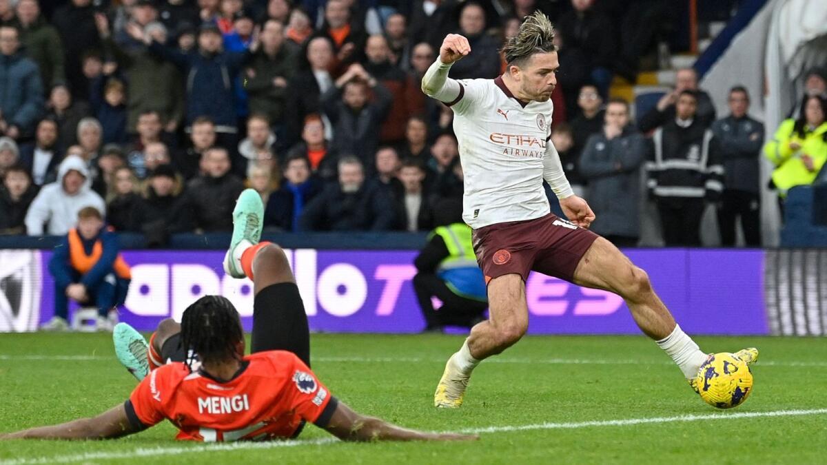 Grealish Puts Man City Back On Track After Luton Scare