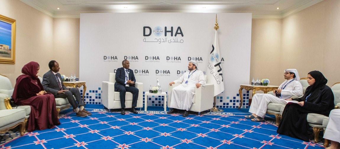Minister Of State At Ministry Of Foreign Affairs Meets Officials On Sidelines Of Doha Forum