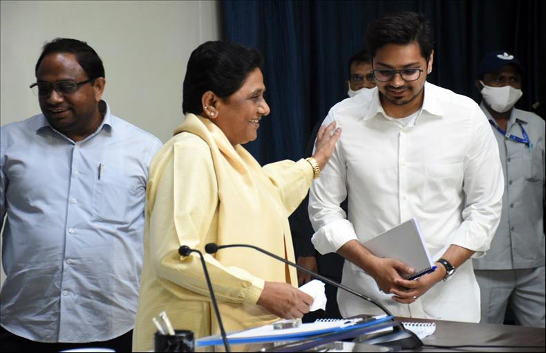 BSP Cadres Confused Over Akash Being Named Heir Apparent