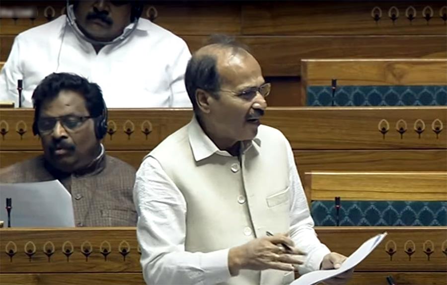 Adhir Raises Questions On India's Foreign Policy In Lok Sabha