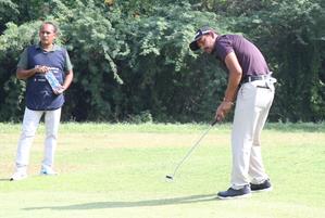 Akshay Sharma shoots week's lowest 65 for two-stroke lead on penultimate  day - The Statesman