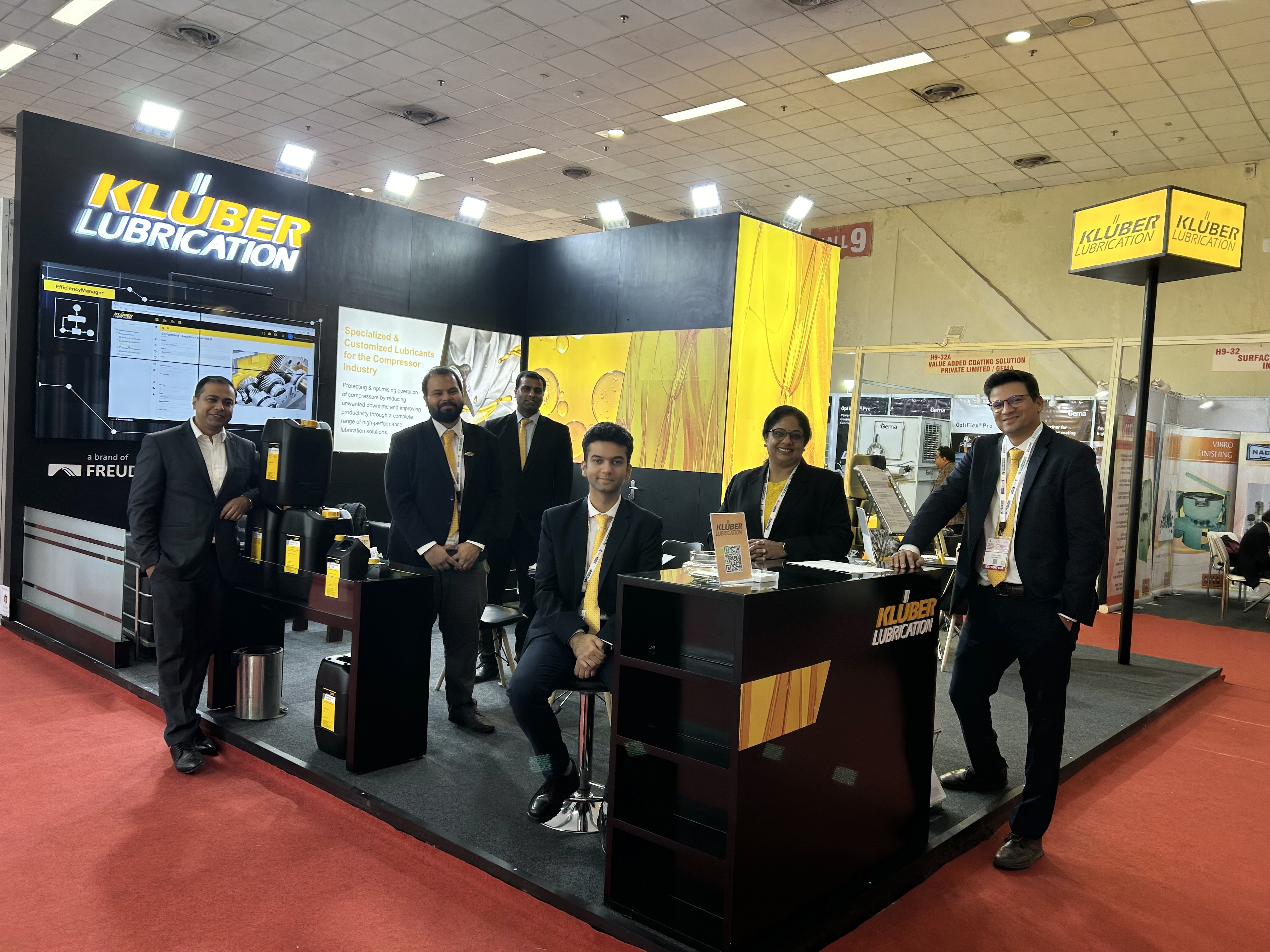 "Specialized lubrication solutions for Compressors": Klüber Lubrication at India ComVAC Show 2023 "Specialized lubrication solutions for Compressors": Klüber Lubrication at India ComVAC Show 2023