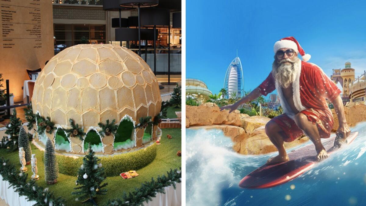 Dubai Lights Up For Christmas: Gingerbread House, Surfing Santa And 6 Other Things To Check Out Dubai Lights Up For Christmas: Gingerbread House, Surfing Santa And 6 Other Things To Check Out
