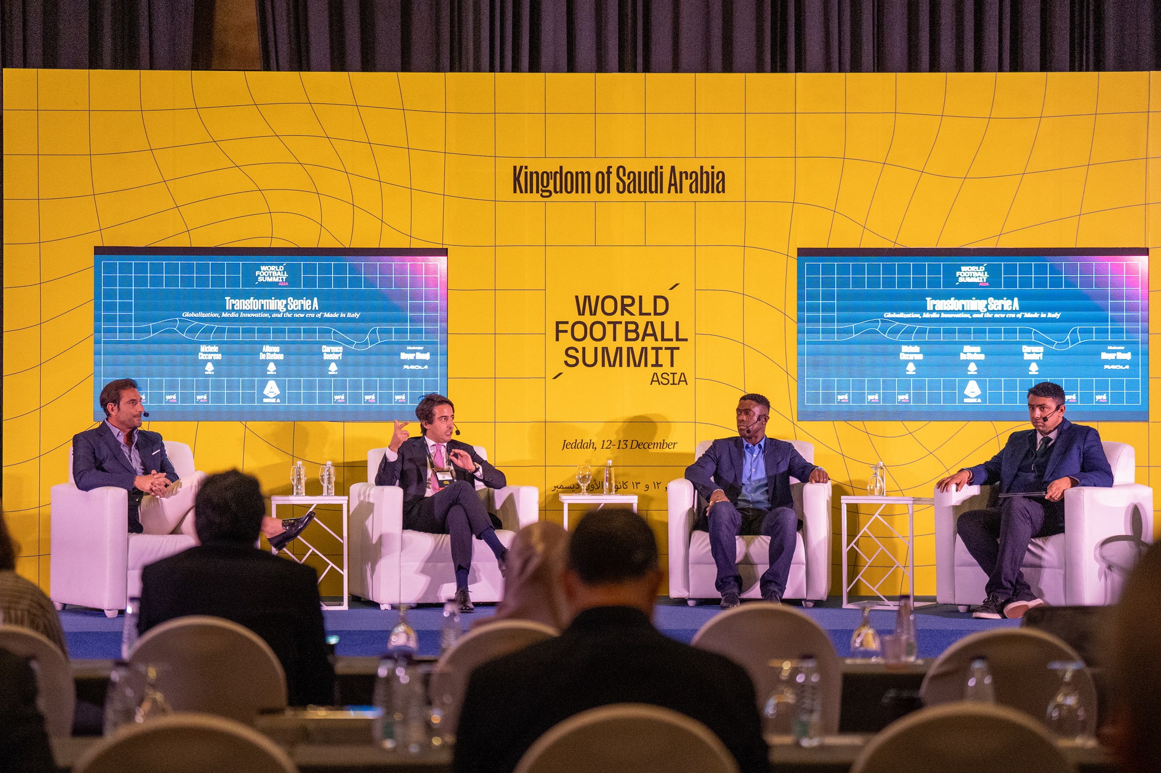 LEGA SERIE A STARS AT THE WORLD FOOTBALL SUMMIT ASIA IN SAUDI