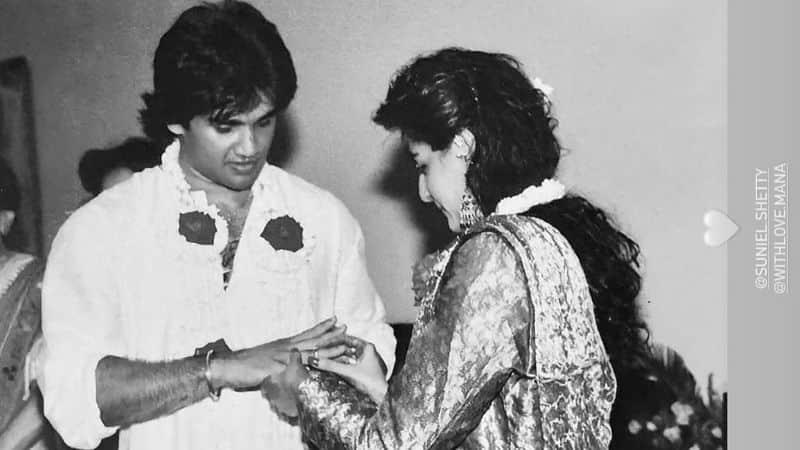 Sunil Shetty Wishes Wife Mana Shetty On Wedding Anniversary; Daughter Athiya  Shetty Shares Unseen Pictures | MENAFN.COM