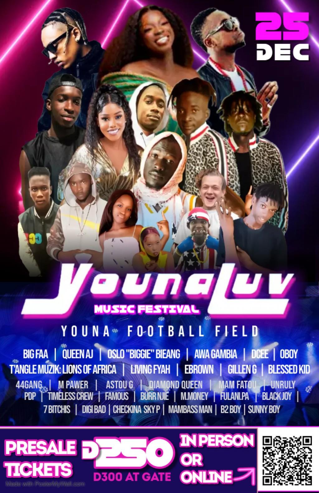 Younaluv Music Festival: A Spectacular Gambian Celebration On December 25, 2023 Younaluv Music Festival: A Spectacular Gambian Celebration On December 25, 2023
