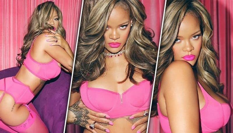 Rihanna SEXY Photos: Singer Dons HOT Pink Lingerie For 'Savage X