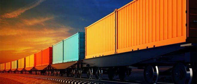 Container Block Train First Block-Container Train 2024, Sent From China, Arrives In Azerbaijan