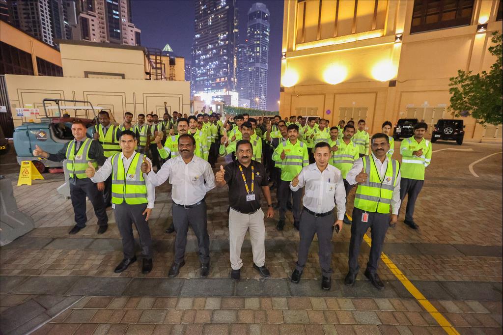 Emrill achieves 11 years of post-New Year's Eve clean-up success in Downtown Dubai Emrill achieves 11 years of post-New Year's Eve clean-up success in Downtown Dubai